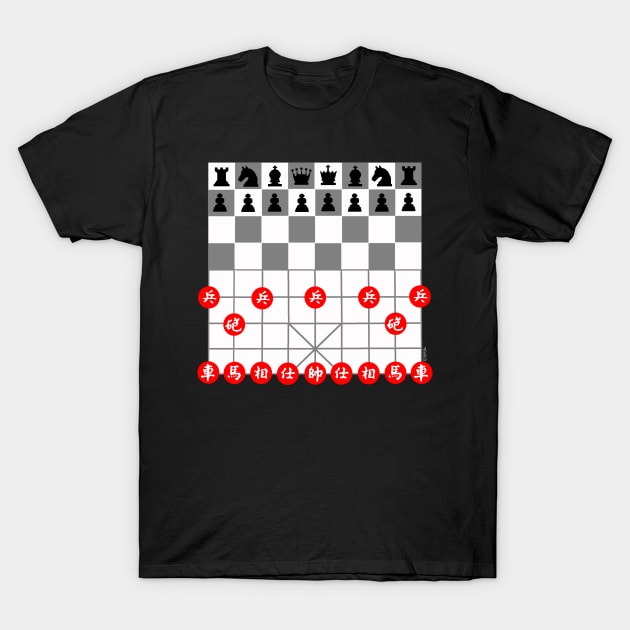 Chess game T-Shirt by NewSignCreation